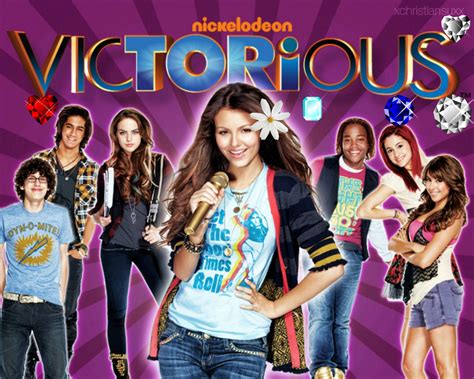 As you can see in this video of the original “Victorious” intro theme song, the show centered around Victoria, Ariana, and Elizabeth jerking off random guys. 00:00 / 00:00. Though “Victorious” only featured handjobs the FCC ruled that it was inappropriate for children, and that the show’s creators should just use blatant sexual ...